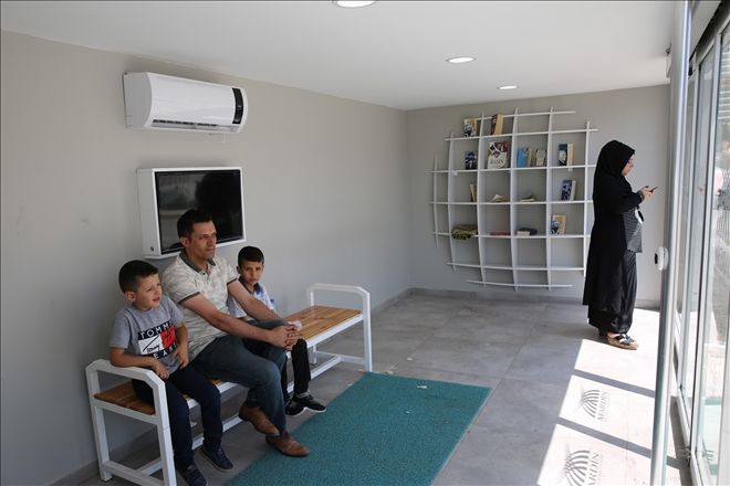 Mardin Belediyesinden Klimalı, Televizyonu ve Kütüphaneli Duraklar