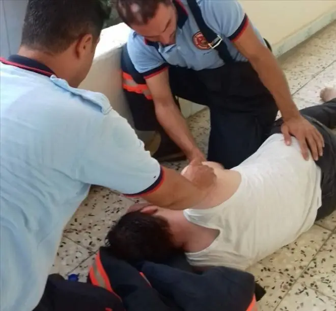 Nusaybin&acute;de evde &ccedil;ıkan yangında bir kişi zehirlendi