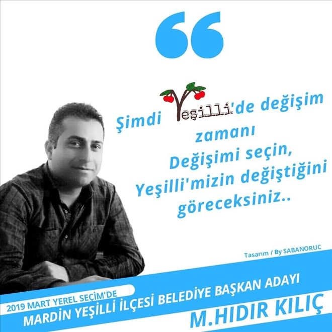 Yeşilli İlçesinde Belediye Seçim Hareketliliği başladı.