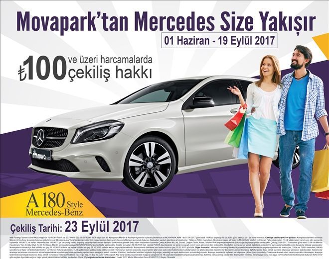 MOVAPARK Müşterilerine Mercedes Araba verecek