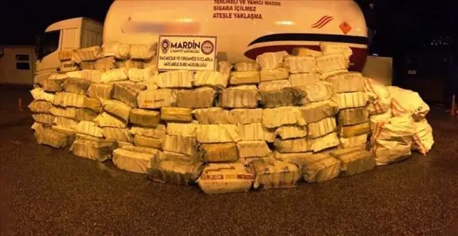 Yakıt tankerinde 253 bin paket ka&ccedil;ak sigara ele ge&ccedil;irildi
