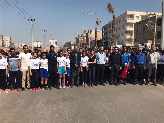 Nusaybin 10 Nisan Polis Haftası Koşusu düzenlendi.