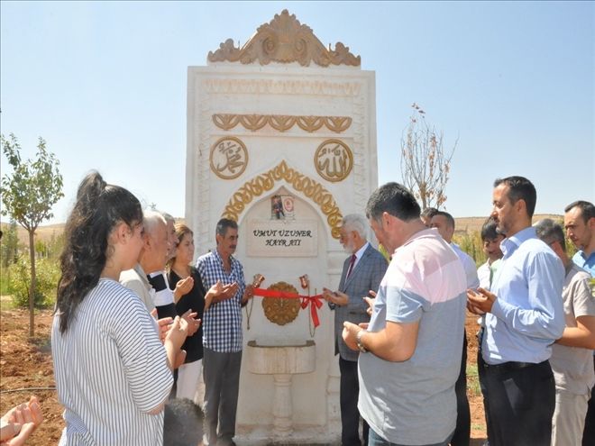 Mardinli Aileden Artuklu Kampüsüne Çeşme Hayratı