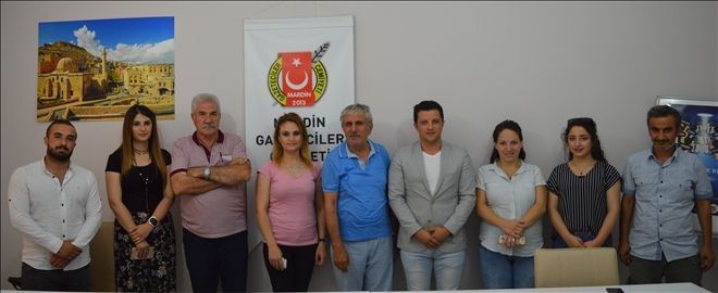Mardin Artuklu Belediyesi  Basın Bürosu Temsilcileri, Gazetecileri ziyaret etti