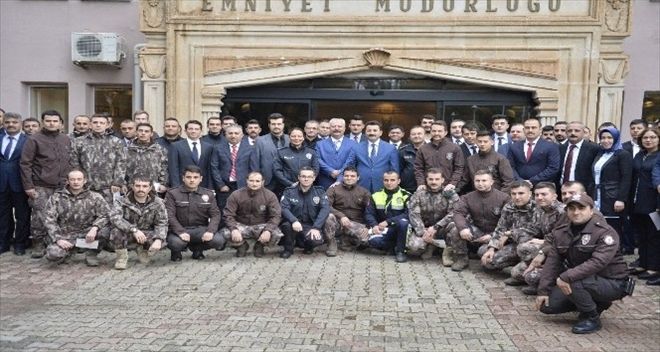 Mardin´de polislerin mutlu günü