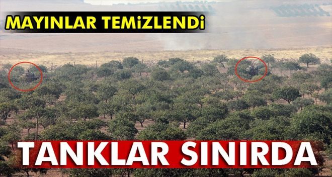 Tanklar sınırda