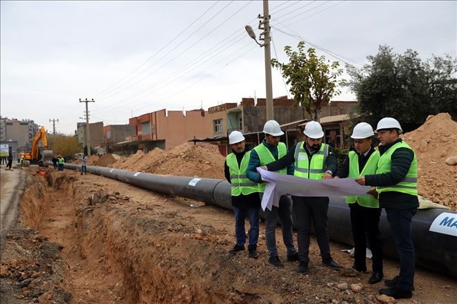 Yarım asırlık Kızıltepe içme suyu hattı yenileniyor