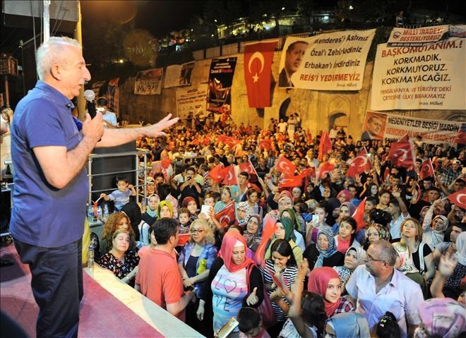 Mardin´de Demokrasi nöbetine Devam