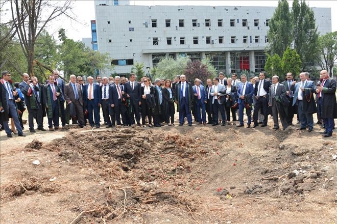 Mardin Baro Başkanı Araz, meclisi ziyaret etti