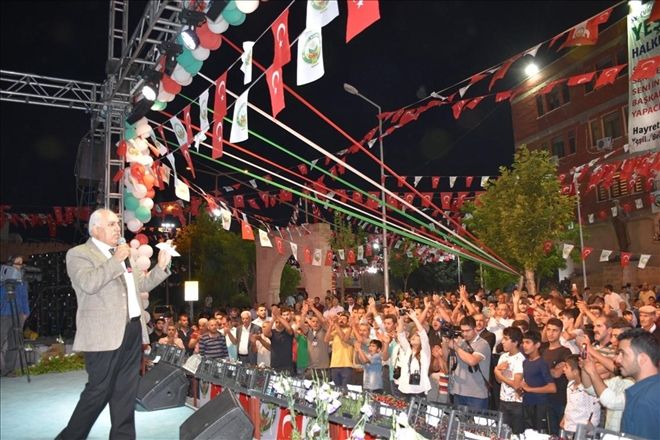 Yeşilli´de Miting gibi festival