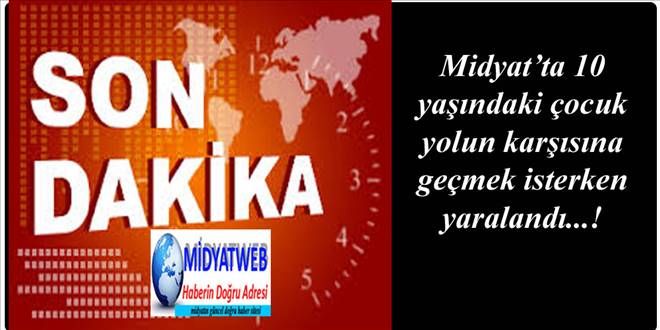 Midyat'ta trafik Kazası: 1 çocuk yaralandı