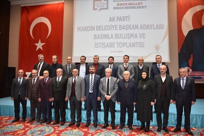 Mardin´de Ak Parti Belediye Başkan Aday tanıtımı yapıldı.