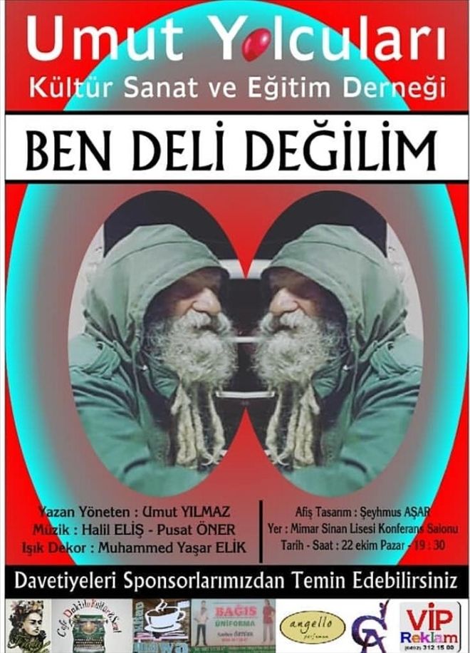 ´Ben Deli Değilim´ Tiyatrosu Kızıltepe´de