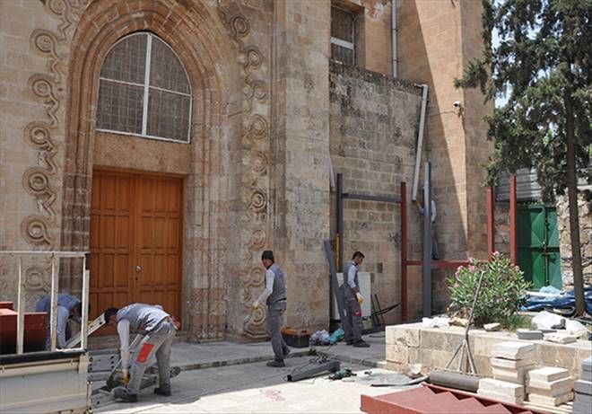 Kızıltepe´de 800 yıllık camide restorasyon