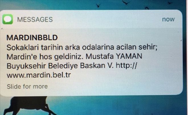 Mardin Belediyesinden Sıcak Karşılama..