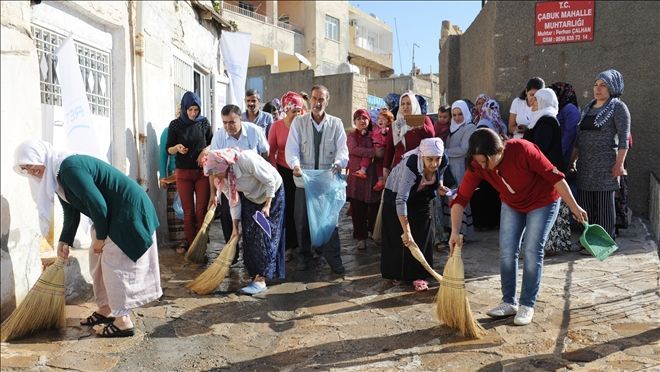 Mardin´de sokaklar  temizlendi