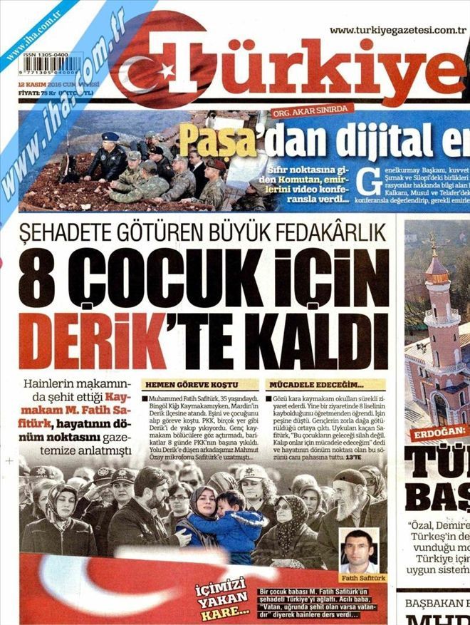 Safitürk, 8 çocuk için Derik´te kalmış