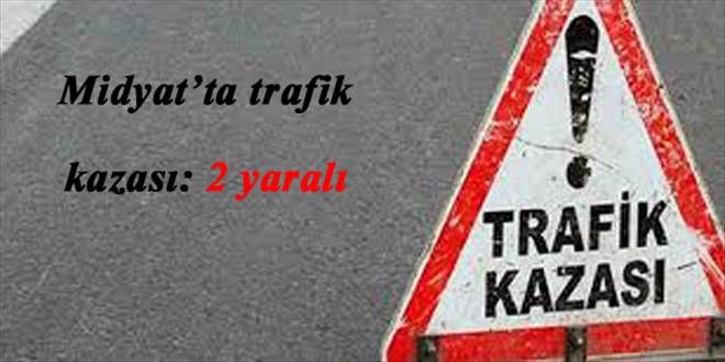 Midyat'ta trafik kazası: 2 yaralı