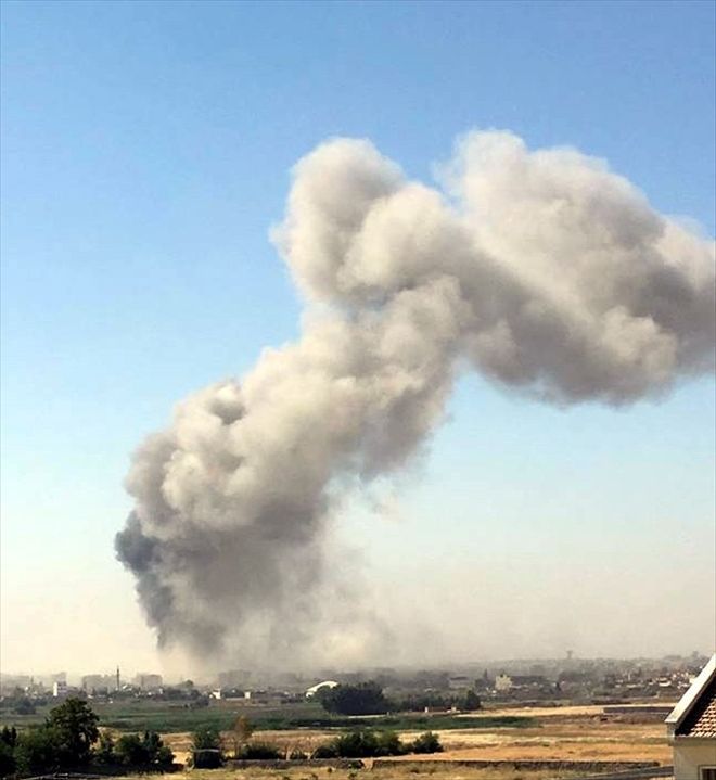 Suriye´deki patlama Nusaybin´i etkiledi: 2 yaralı