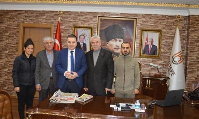 Mardin Gazeteciler Cemiyeti Kızıltepe Kaymakamını Ziyaret etti