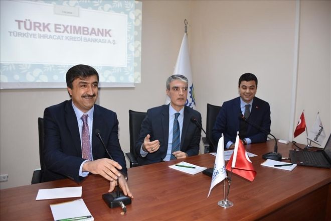 Eximbank Mardin OSB´de Sanayiciler Brifing verdi.
