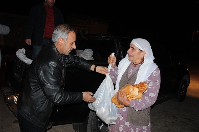 Vatandaşlara, yaşam  malzemesi dağıtıld