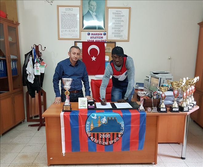 Mardin atletizm takımı Nijeryalı transferle güçlendirildi