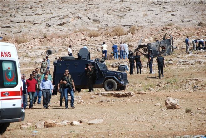 Dargeçit ilçesinde 4 polis şehit