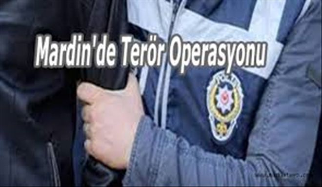 Mardin´de terör operasyonu: 1 tutuklama