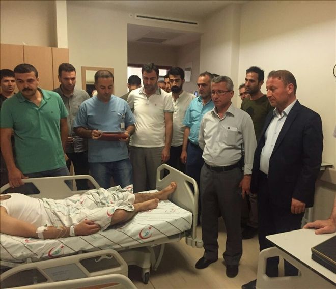 AK Parti Mardin İl Başkanlığı yaralıları ziyaret etti