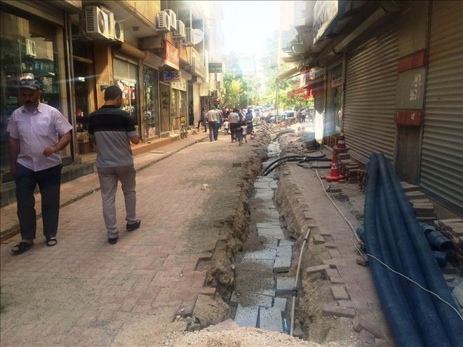 Nusaybin´ de elektrik hatları yer altına alınıyor