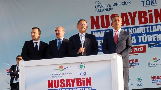 Cumhurbaşkanı Erdoğan, telekonferansla Nusaybin´deki temel atma törenine katıldı