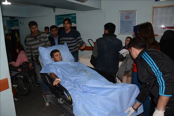 Nusaybin`de elektrik akımına kapılan kişi yaralandı