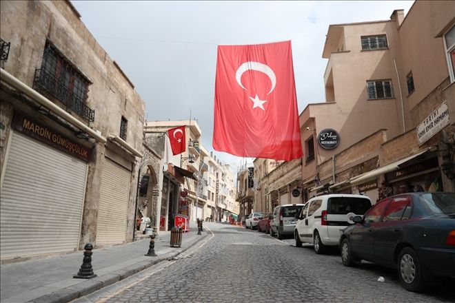 Mardin´de çarşı-pazar boş