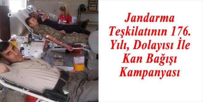 Jandarma Teşkilatının 176. Yılı, Dolayısı İle Kan Bağışı Kampanyası