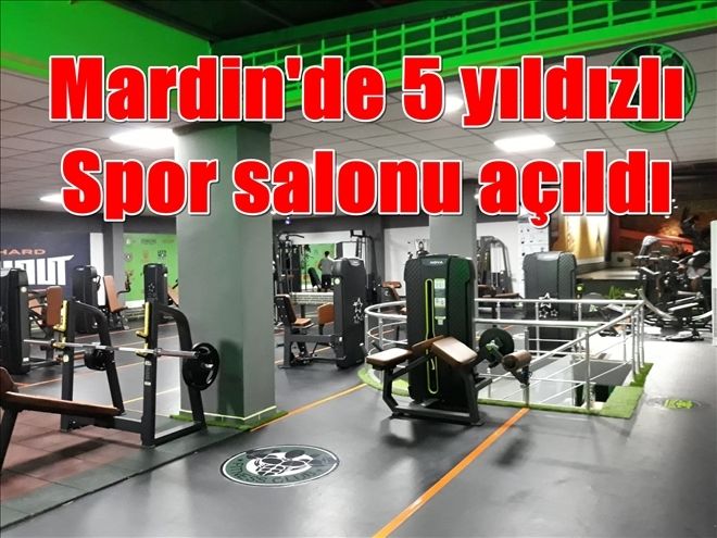 Mardin´de 5 yıldızlı Spor salonu açıldı