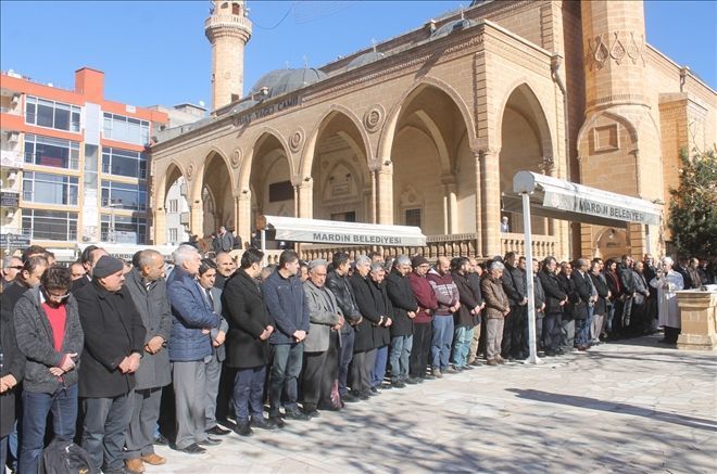 Mardin´de Halep için gıyabi cenaze namazı kılındı