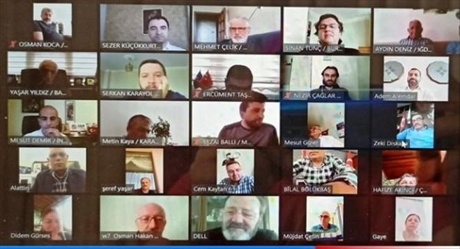 TGK  20. Başkanlar Kurulu Video Konferansta Buluştu