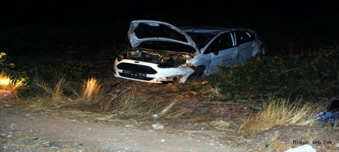 Midyat´ta trafik kazası: 1 ölü 2 yaralı