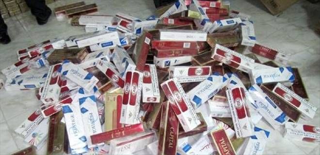 22 bin 300 paket kaçak sigara ele geçirildi