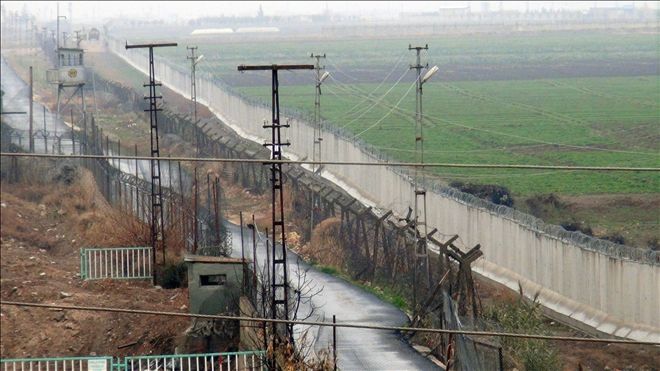 Nusaybin´de sınıra seyyar duvar örüldü