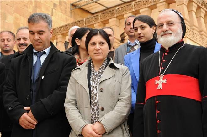 PYD Eş Başkanı Asya Abdullah Mardin`de