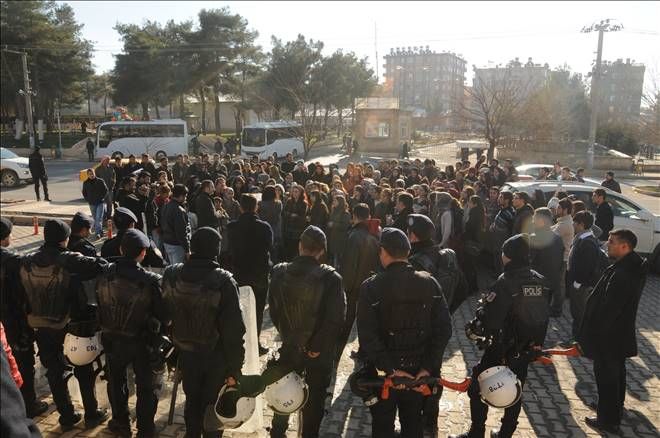 Yurt öğrencilerinden protesto