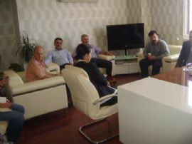 Mardin Ak parti Milletvekilleri  MESOB'u ziyaret etti