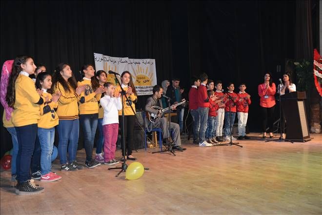 Mardin`de Suriyeli çocuklar için moral etkinliği
