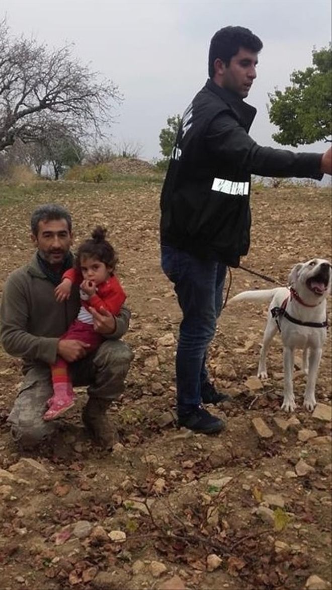 Mardin´de Kayıp Kızı Eğitimli Köpek Buldu.