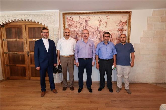 Mardin-Suriye Platformu Vali Yaman´ı ziyaret etti