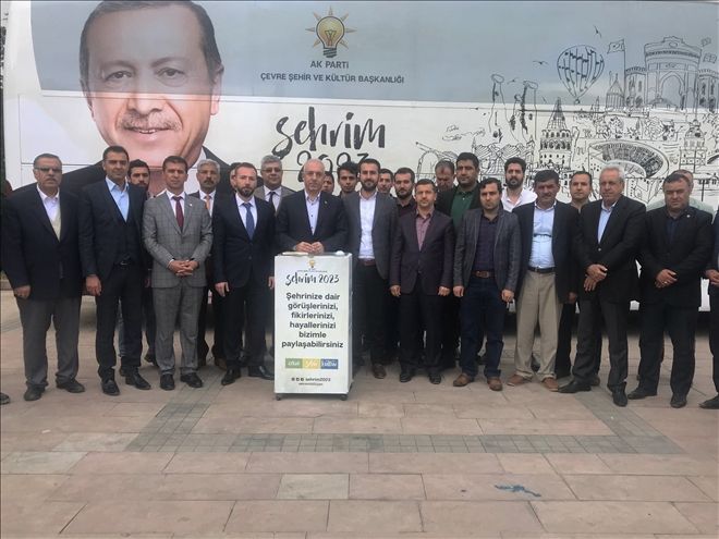 &quot;Şehrim 2023 otobüsü&quot; Mardin´de