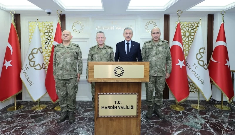 2’nci Ordu Komutanı Korgeneral Yaralı’dan Vali Akkoyun’a Ziyaret