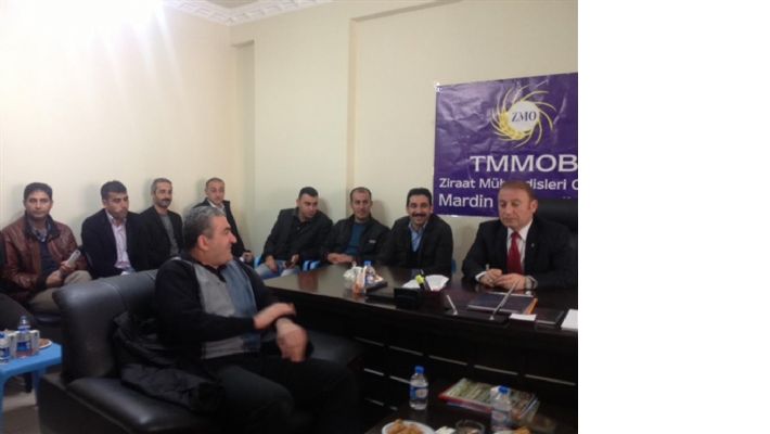 Mardin Ziraat Mühendisleri  Odasında 2014' Ün İlk Danışma  Toplantısı